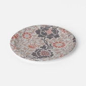 William Morris Grafton Botanic Art Design Pappteller (Schrägansicht)