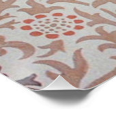 William Morris Grafton Botanic Art Design Poster (Ecke)