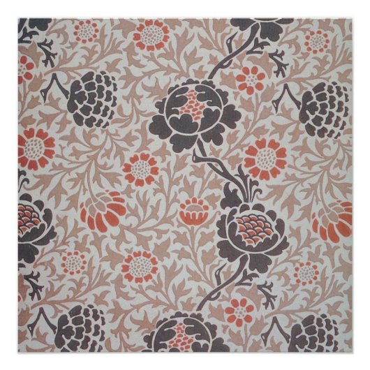 William Morris Grafton Botanic Art Design Poster (Vorderseite)