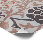 William Morris Grafton Botanic Art Design Poster (Ecke)