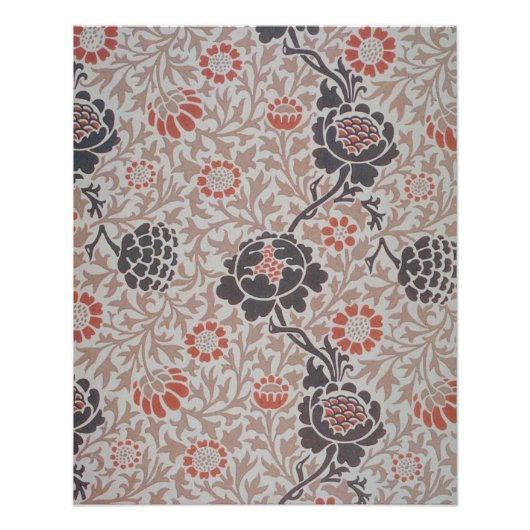 William Morris Grafton Botanic Art Design Poster (Vorderseite)