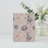 William Morris Grafton Botanic Art Design Postkarte (Stehend Vorderseite)