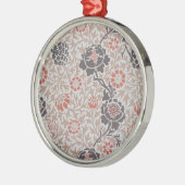 William Morris Grafton Botanic Art Design Silbernes Ornament (Links)