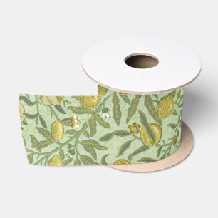 William Morris Granatapfel-Frucht-Design Satinband