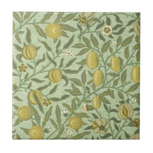 William Morris-Granatapfel-Frucht-Entwurf Fliese