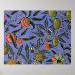 William Morris Granatapfel Tapete Poster