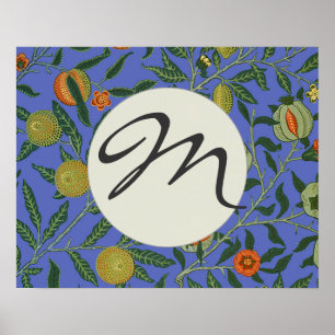 William Morris Granatapfel Tapete Poster