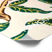 William Morris Granatapfel Vintage  Poster (Ecke)