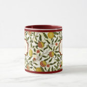 William Morris Granatapfelmuster Lemons Tasse (Zentrum)