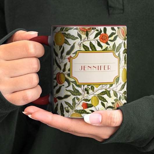William Morris Granatapfelmuster Tasse