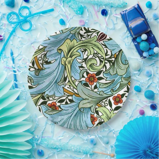 William Morris - Granville, beliebtes Muster, Pappteller (Party)