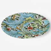 William Morris - Granville, beliebtes Muster, Pappteller (Schrägansicht)