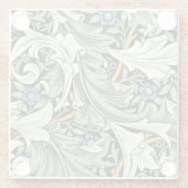 William Morris - Granville, berühmtes Vintages Mus Glasuntersetzer (Rückseite)