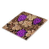 William Morris Grapevine, braun und Lila Fliese (Seite)