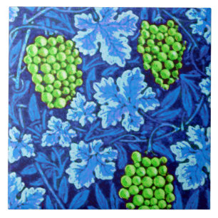 William Morris Grapevine, Cobalt Blue Fliese