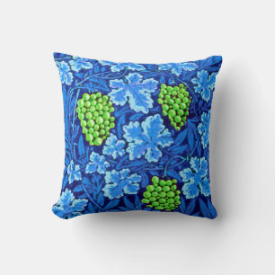 William Morris Grapevine, Cobalt Blue Kissen