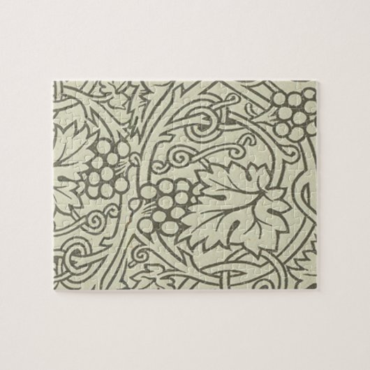William Morris Grapevine Green Wallpaper Puzzle (Horizontal)