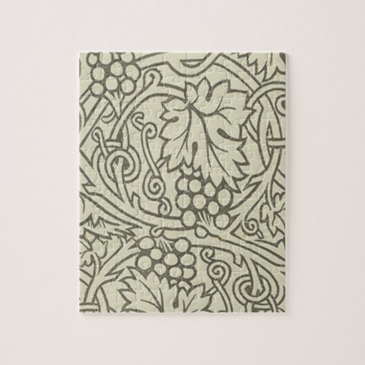 William Morris Grapevine Green Wallpaper Puzzle (Vertikal)