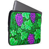 William Morris Grapevine, Lila und grün Laptopschutzhülle (Vorne Rechts)
