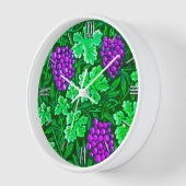 William Morris Grapevine, Lila und grün Uhr (Winkel)
