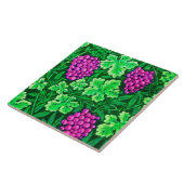 William Morris Grapevine, Magenta und Green Fliese (Seite)