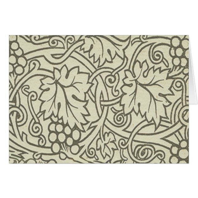 William Morris Grapevine Sage Wallpaper (Vorderseite (Horizontal))