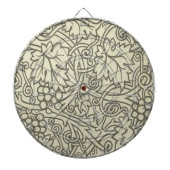 William Morris Grapevine Sage Wallpaper Dartscheibe (vorne)