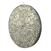 William Morris Grapevine Sage Wallpaper Dartscheibe (Vorderseite rechts)