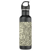 William Morris Grapevine Sage Wallpaper Edelstahlflasche (Vorderseite)