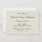 William Morris Grapevine Sage Wallpaper Einladung (Rückseite)