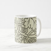 William Morris Grapevine Sage Wallpaper Kaffeetasse (VorderseiteRechts)