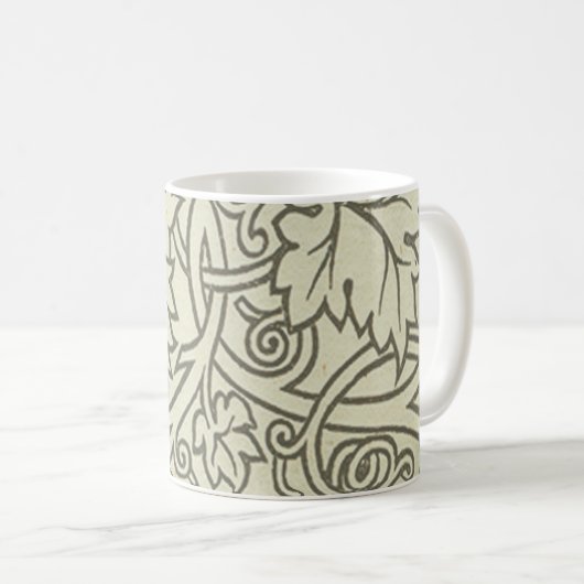 William Morris Grapevine Sage Wallpaper Kaffeetasse (VorderseiteRechts)