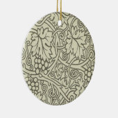 William Morris Grapevine Sage Wallpaper Keramik Ornament (Rechts)