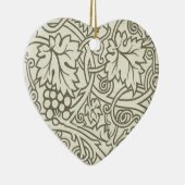 William Morris Grapevine Sage Wallpaper Keramik Ornament (Rechts)
