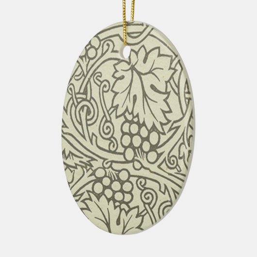William Morris Grapevine Sage Wallpaper Keramikornament (Links)