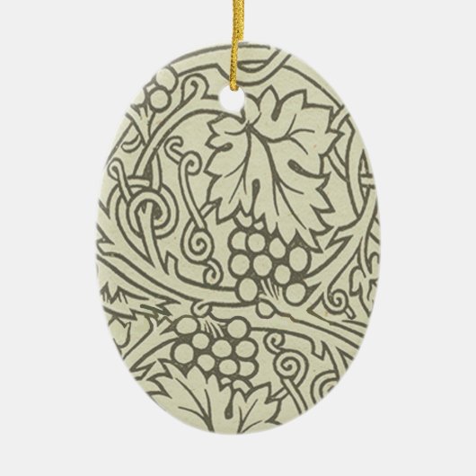 William Morris Grapevine Sage Wallpaper Keramikornament (Vorne)