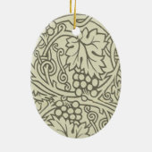 William Morris Grapevine Sage Wallpaper Keramikornament (Hinten)