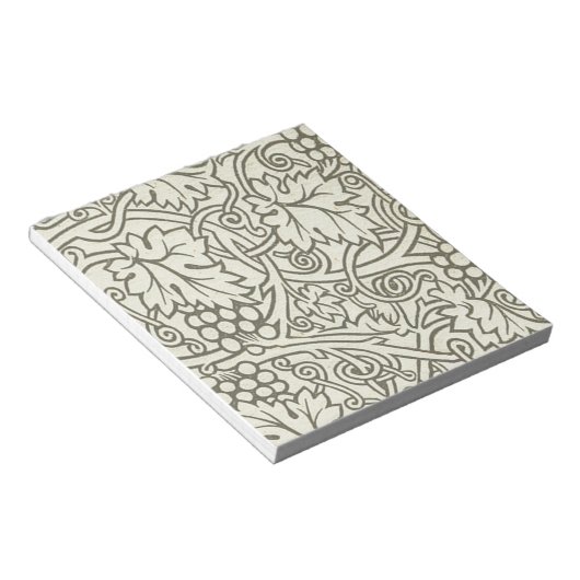 William Morris Grapevine Sage Wallpaper Notizblock (angewinkelt)