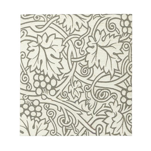 William Morris Grapevine Sage Wallpaper Notizblock (Vorderseite)