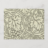 William Morris Grapevine Sage Wallpaper Postkarte (Vorderseite)