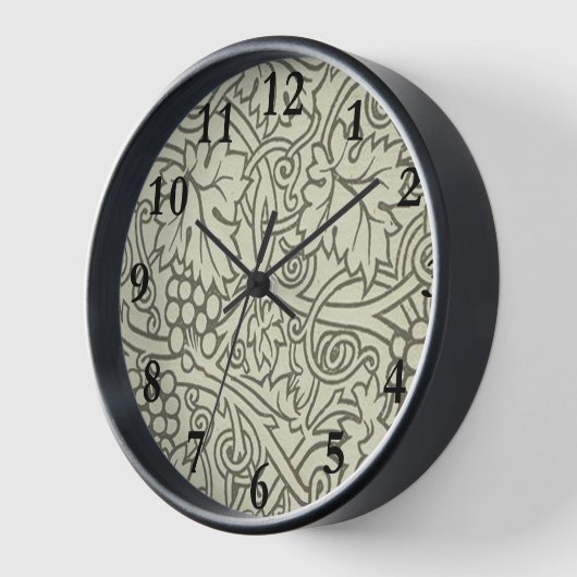 William Morris Grapevine Sage Wallpaper Uhr (Winkel)