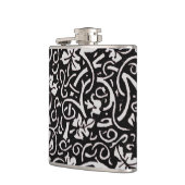 William Morris Grapevine Vine Leaf Pattern Flachmann (Links)