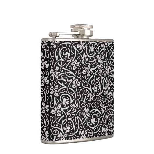 William Morris Grapevine Vine Leaf Pattern Flachmann (Rechts)