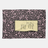 William Morris Grapevine Vine Leaf Pattern Geschirrtuch (Horizontal)