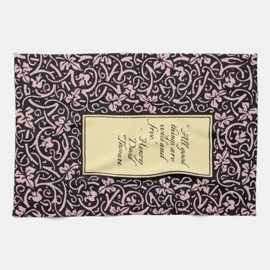 William Morris Grapevine Vine Leaf Pattern Geschirrtuch (Horizontal)