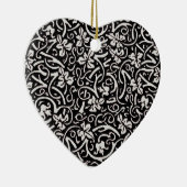 William Morris Grapevine Vine Leaf Pattern Keramikornament (Rechts)