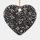 William Morris Grapevine Vine Leaf Pattern Keramikornament (Hinten)