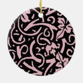 William Morris Grapevine Vine Leaf Pattern Keramikornament (Hinten)