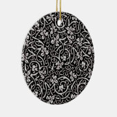 William Morris Grapevine Vine Leaf Pattern Keramikornament (Rechts)