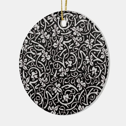 William Morris Grapevine Vine Leaf Pattern Keramikornament (Links)